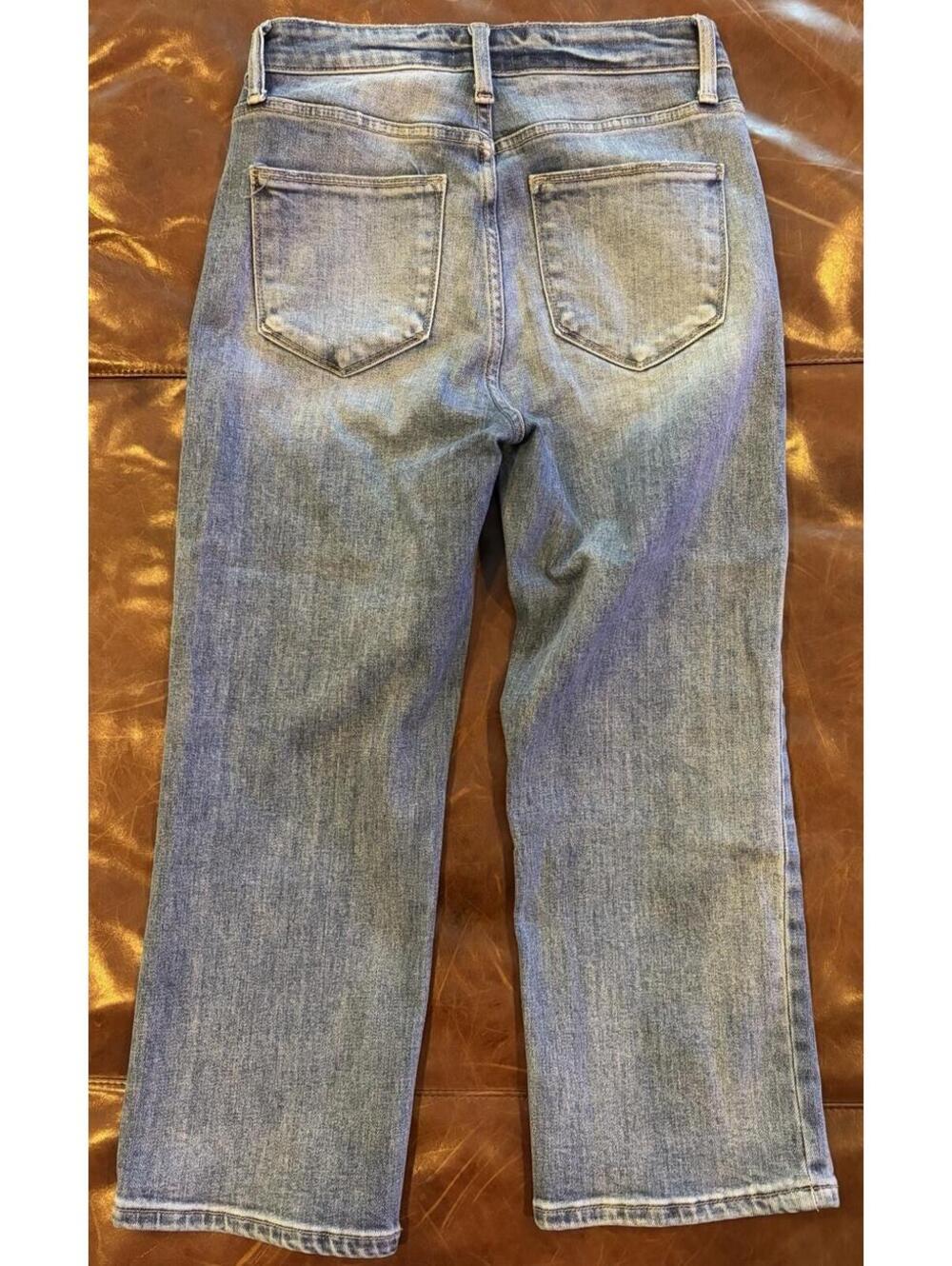 The Fine Print Ankle Cut Jeans Blue Denim Petite 4 | 27P